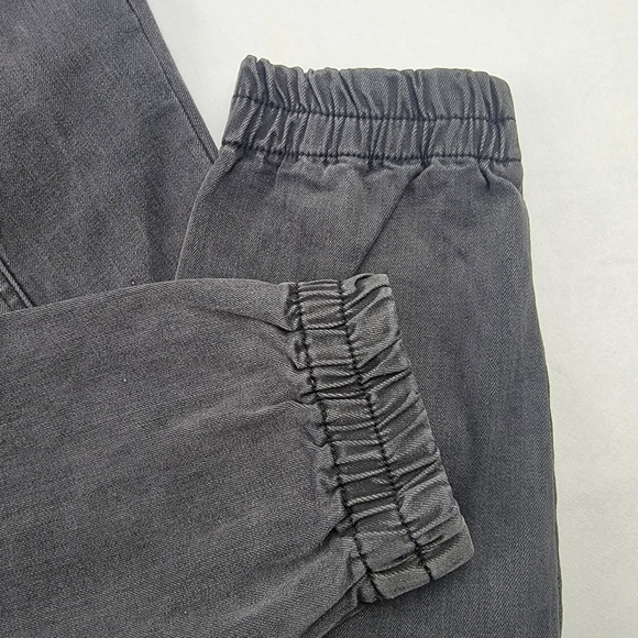 NWT Cheska black / grey denim strech Waist cargo feel relaxed leg joggers - Picture 5 of 8